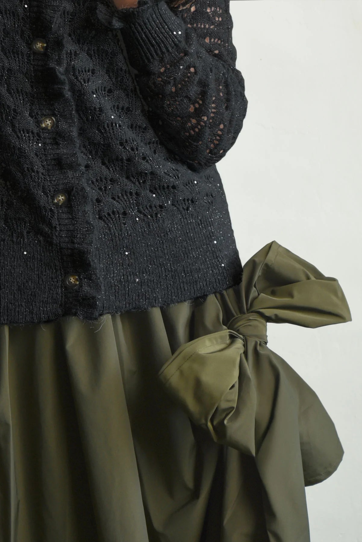 Go Big or Bow Home Skirt - Khaki