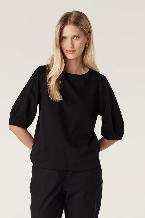 Pima Lantern Sleeve Top
