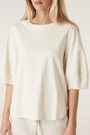 Pima Lantern Sleeve Top