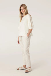 Pima Lantern Sleeve Top