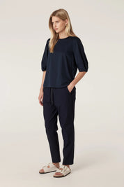 Pima Lantern Sleeve Top