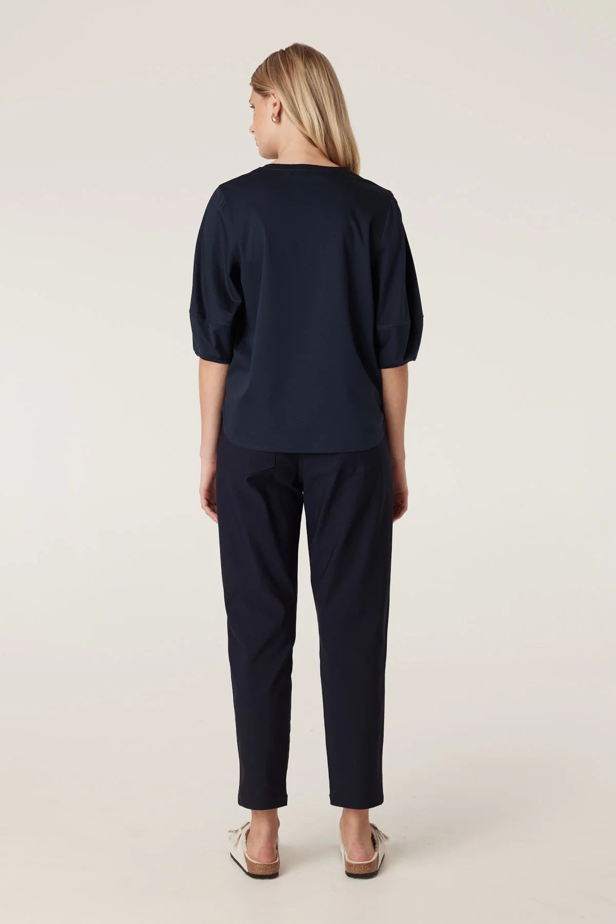 Pima Lantern Sleeve Top