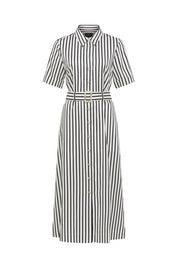Lina Stripe Shirt Dress