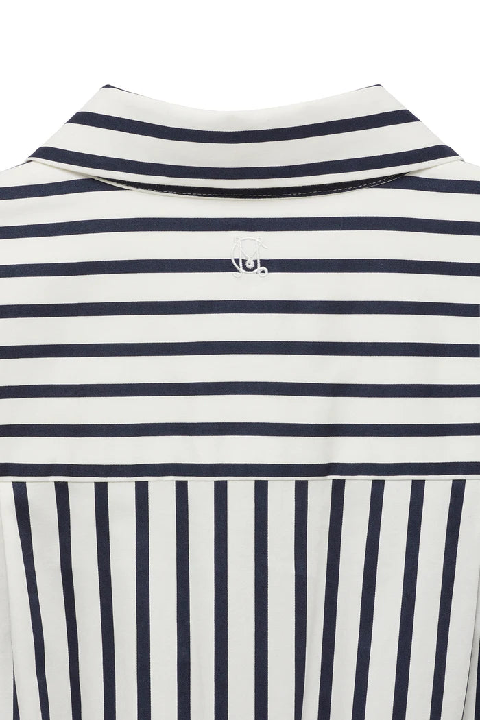 Lina Stripe Shirt Dress