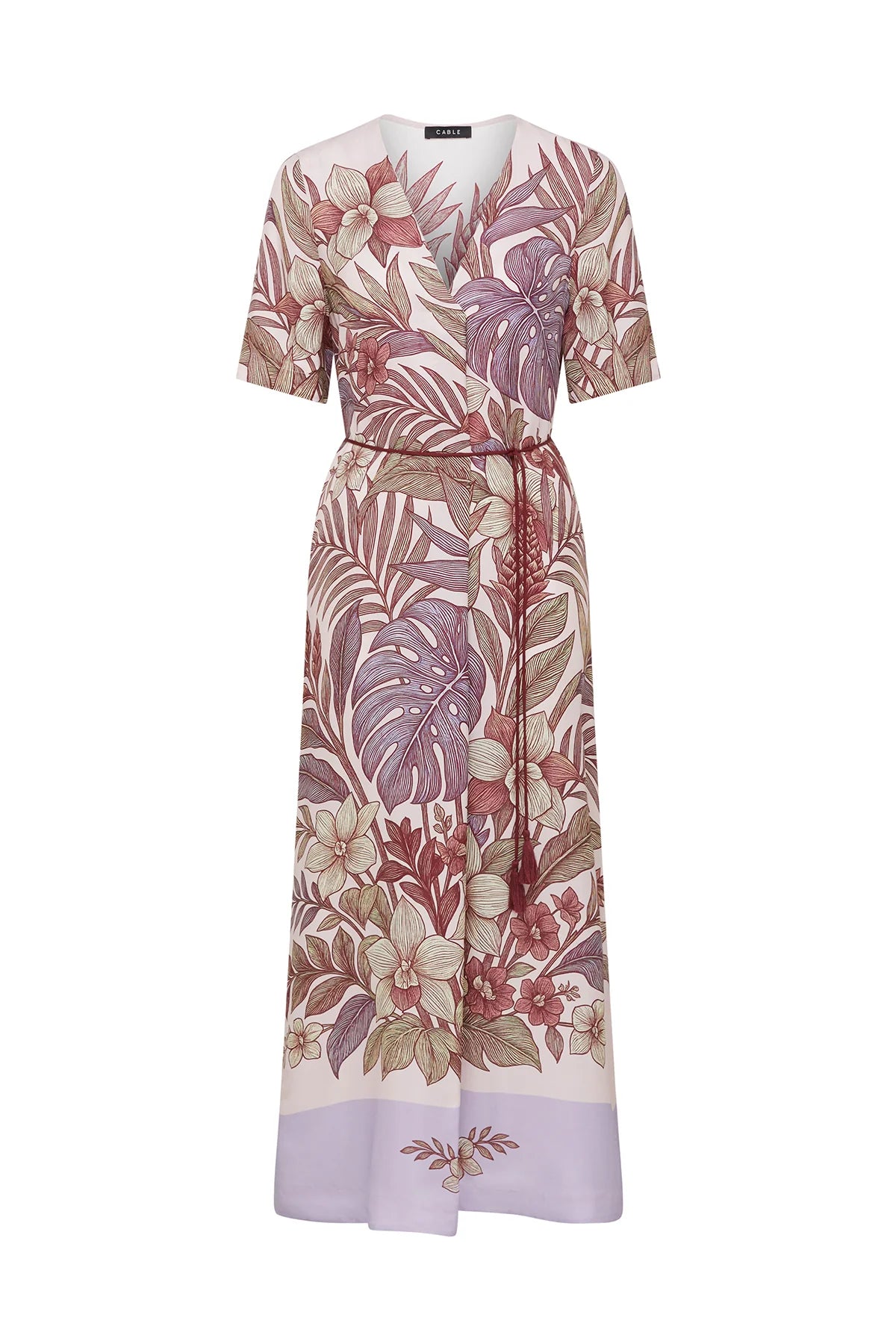 Erika Kaftan Dress - Paradise Print