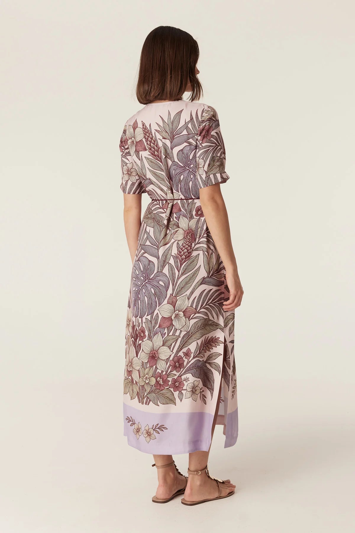 Erika Kaftan Dress - Paradise Print