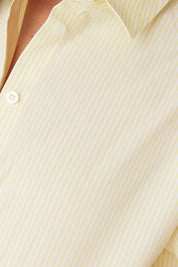 Portsea Shirt- Yellow Stripe
