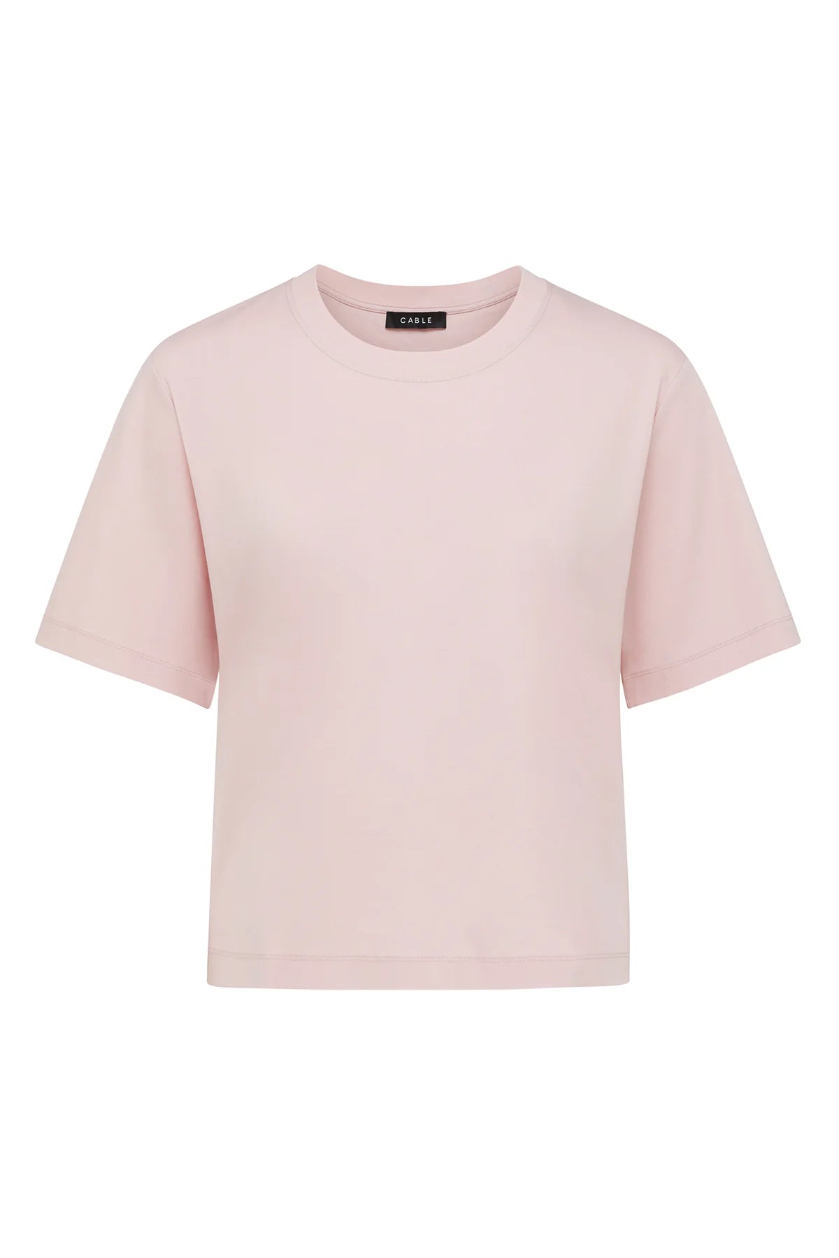 Boxy Prima Tee- Pale Pink