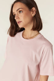 Boxy Prima Tee- Pale Pink