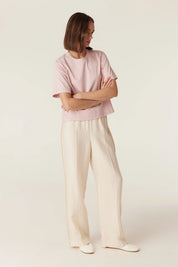 Boxy Prima Tee- Pale Pink
