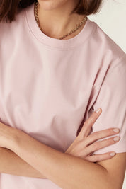 Boxy Prima Tee- Pale Pink