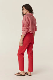 Aldo Sateen Pant- Red