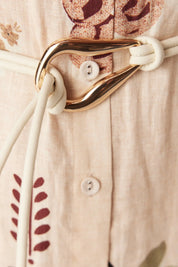 Venetian Belt -Ivory