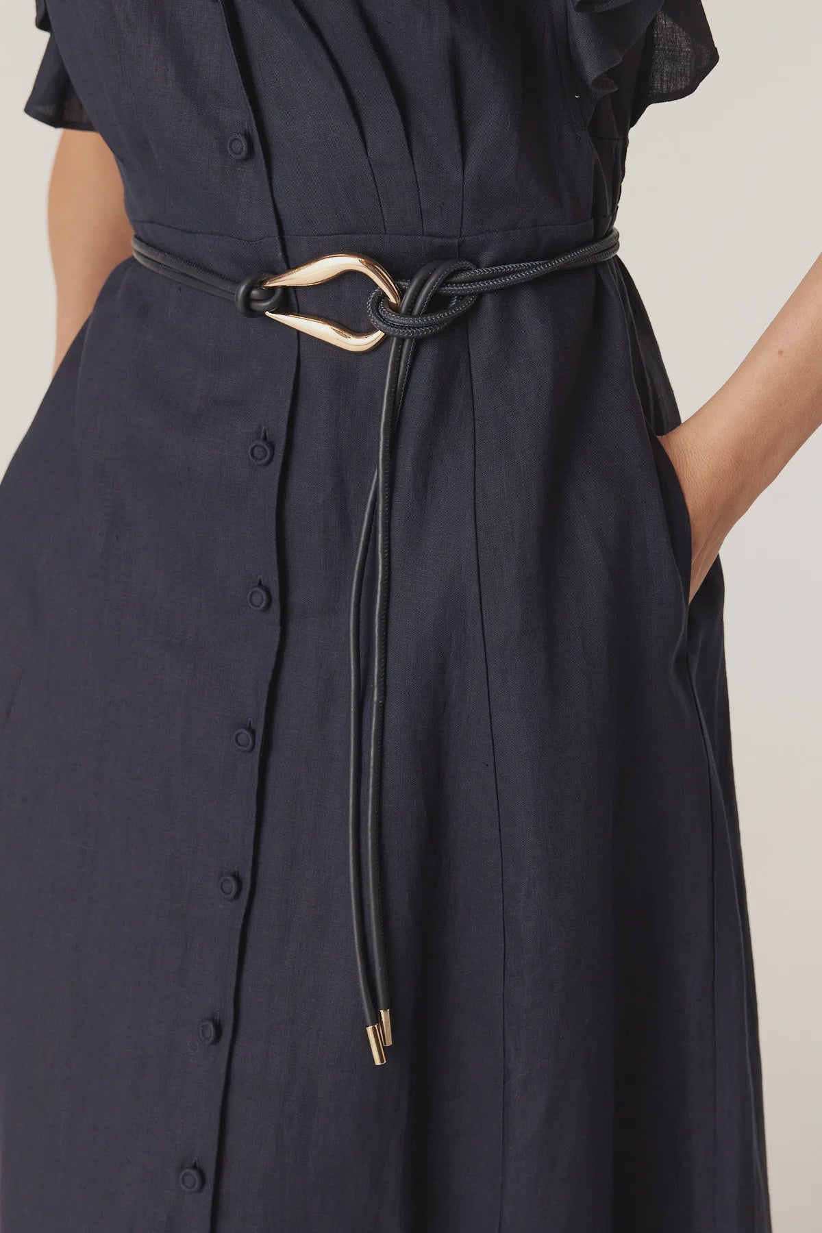 Venetian Belt -Navy