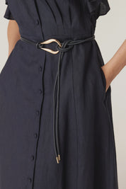 Venetian Belt -Navy