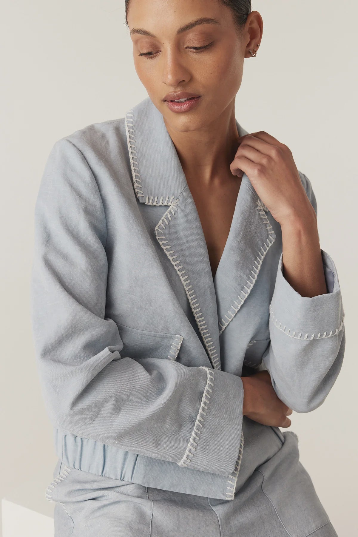 Leona Jacket - Ice Blue