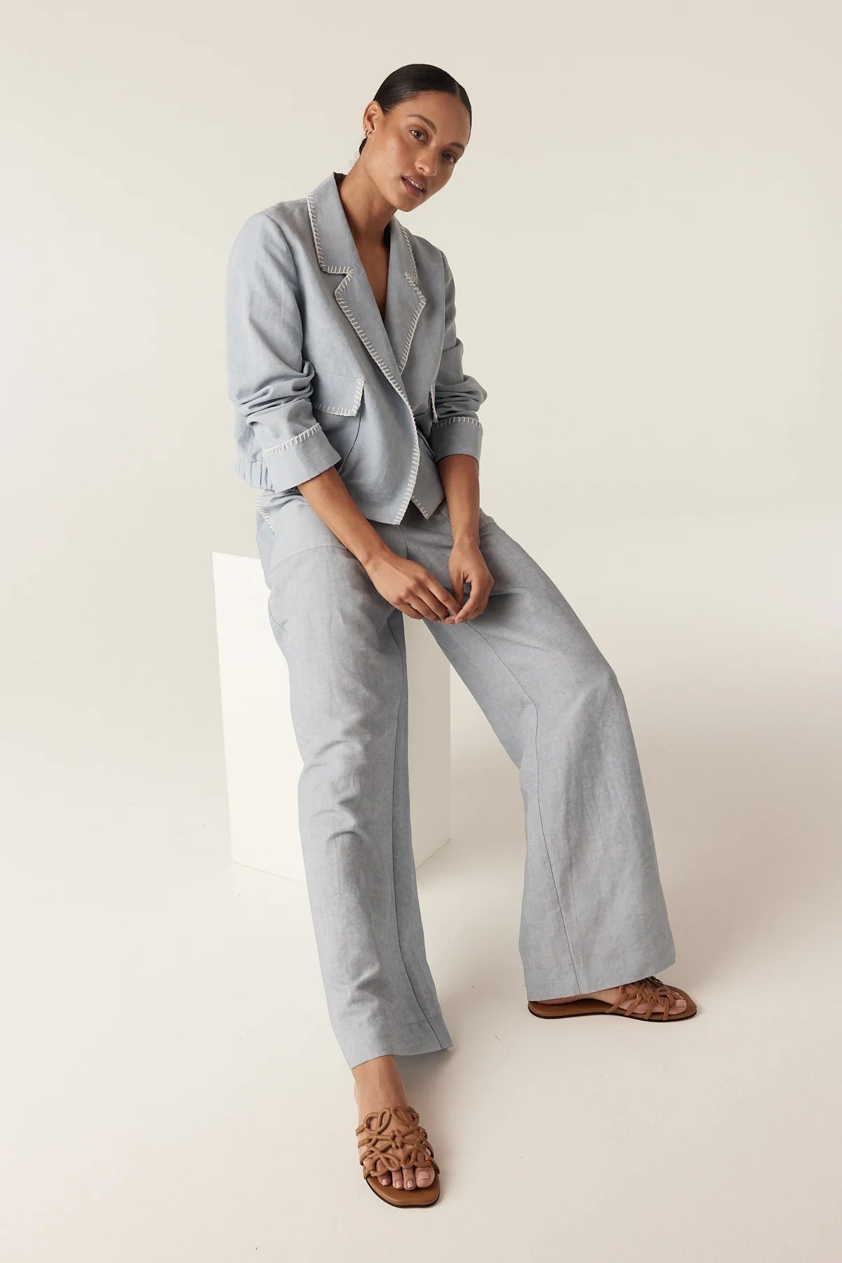 Leona Jacket - Ice Blue