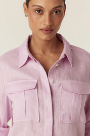 Sands Linen Shirt - Pink