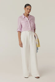 Sands Linen Shirt - Pink