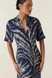 Pina Kaftan Dress -Wild Fern Print