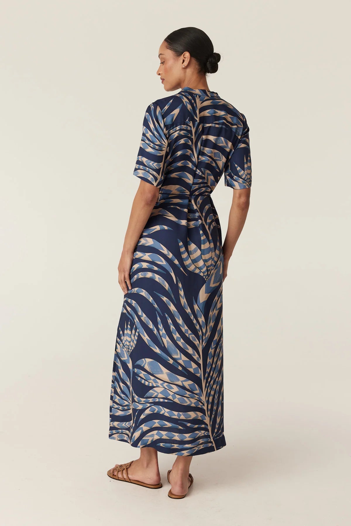 Pina Kaftan Dress -Wild Fern Print