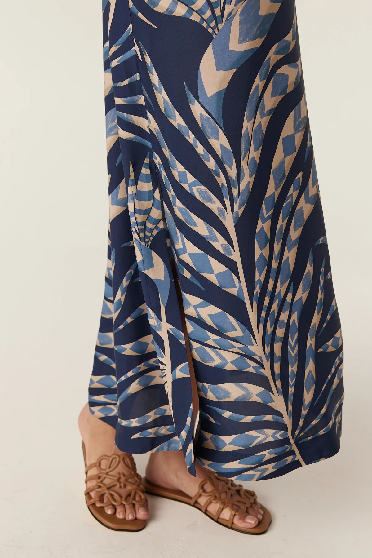 Pina Kaftan Dress -Wild Fern Print