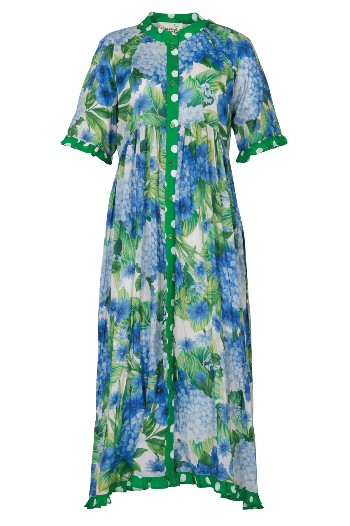 Don't Make Waves Dress - Hydrangea
