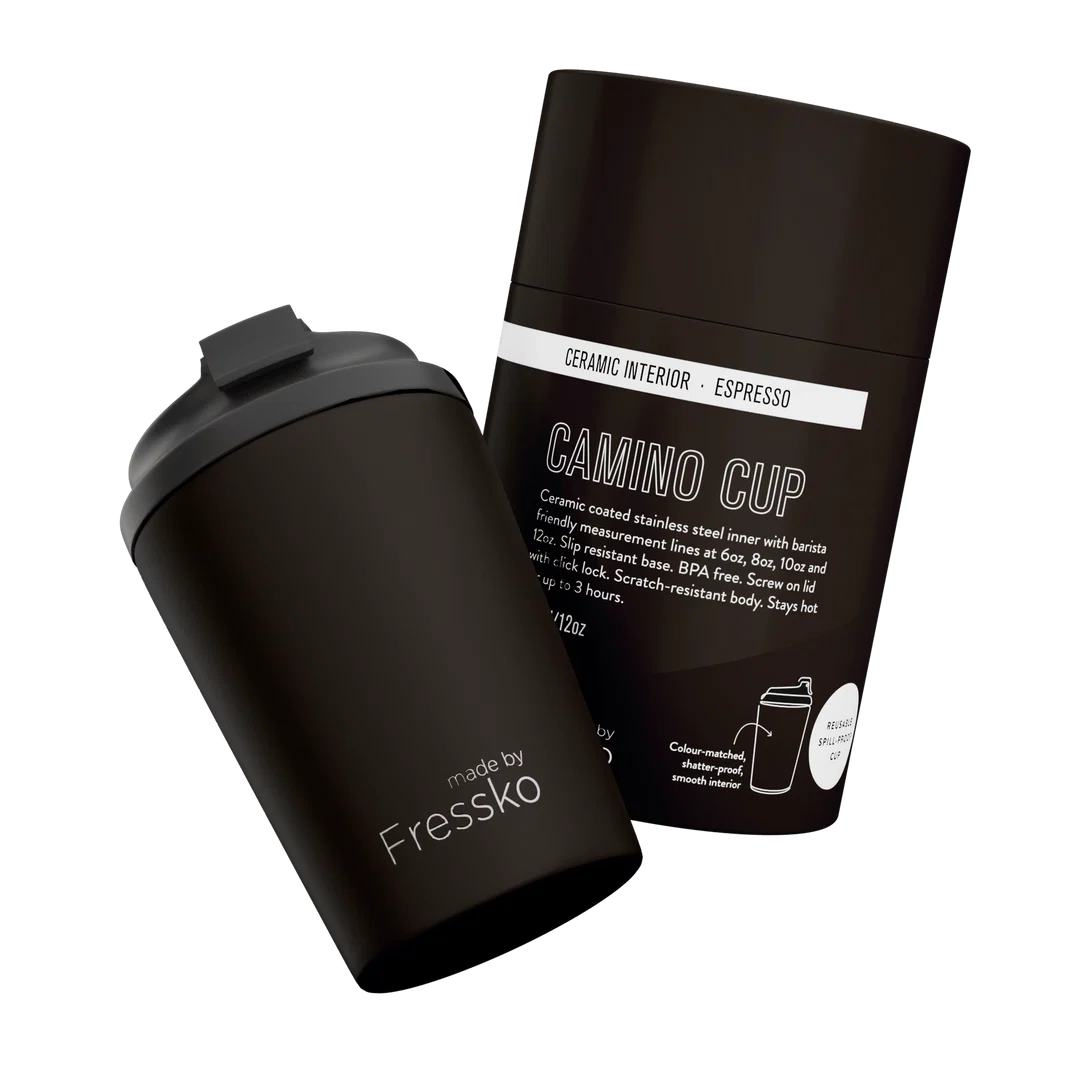 Camino Ceramic Cup 12oz-Espresso - Presence Hamilton