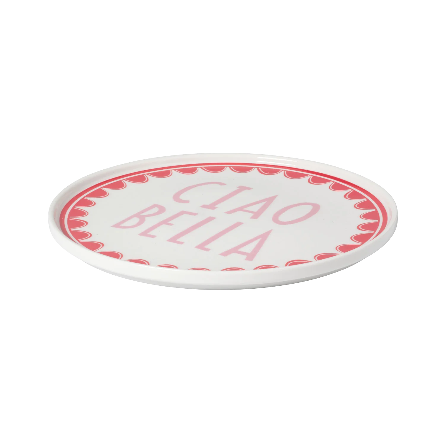 Pink & Red Ciao Bella Plate