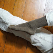 KLUE Glitter Lurex Socks- Caramel