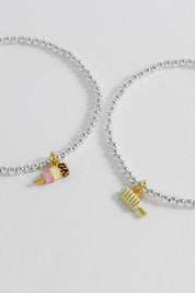 You are Fab Lolly Bracelet- Silver Plated