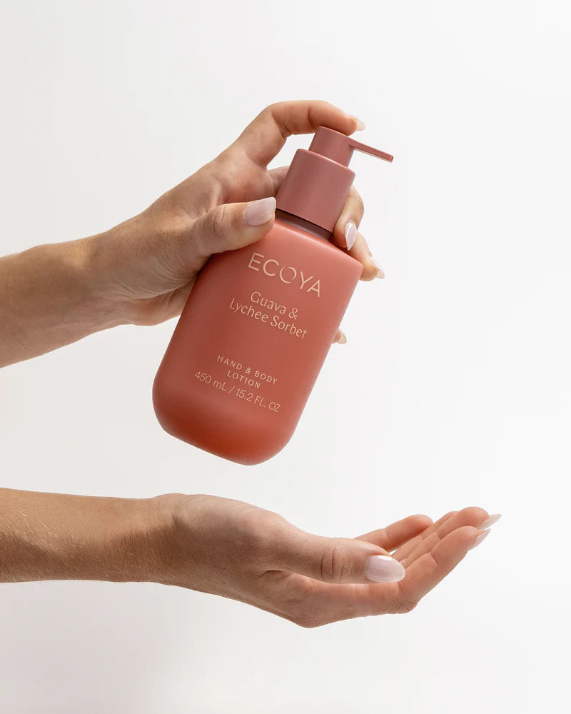 Ecoya Hand & Body Lotion- Guava & Lychee Sorbet