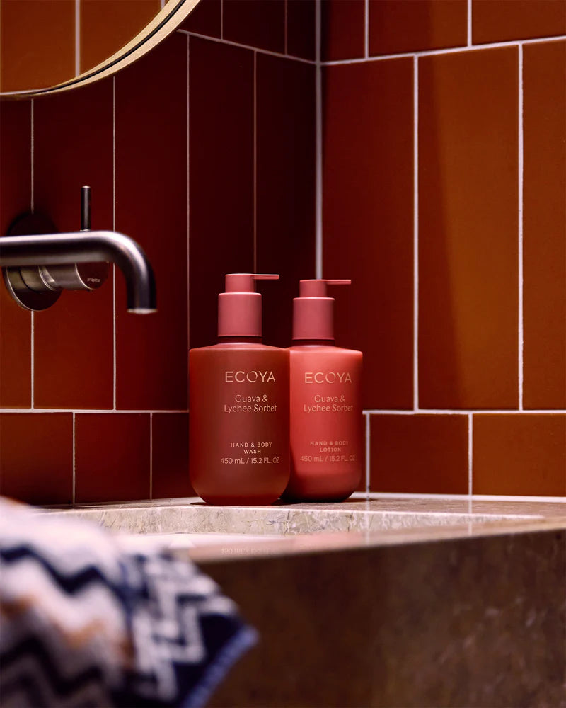 Ecoya Hand & Body Lotion- Guava & Lychee Sorbet