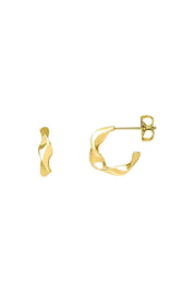 Twist Hoop Earring Gold