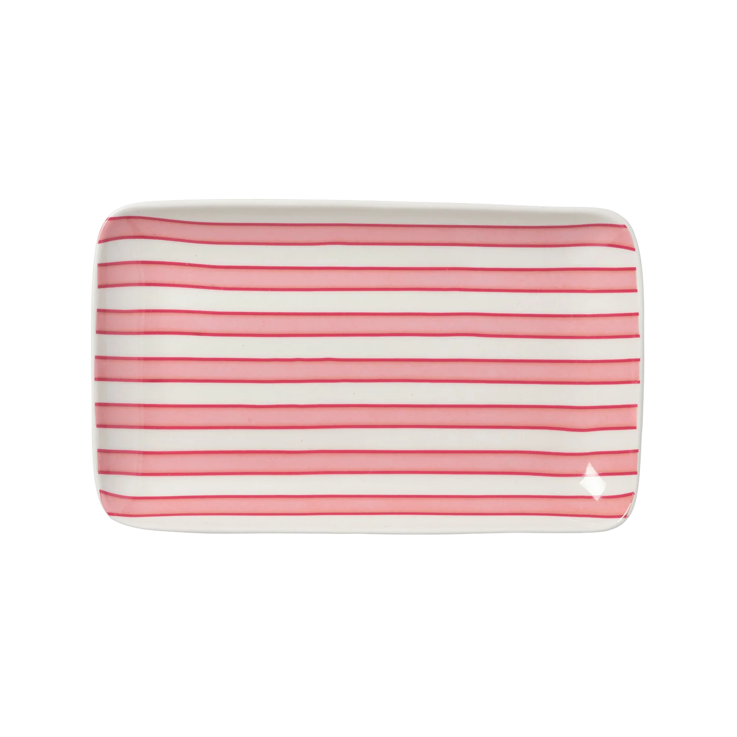 Red Striped Espresso Cup Set