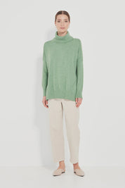 Gaby Sweater- Pistachio - Presence Hamilton
