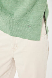 Gaby Sweater- Pistachio - Presence Hamilton