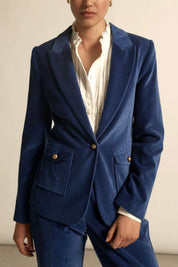 Glace Jacket-Sapphire