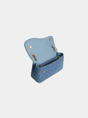 Denim crossbody bag
