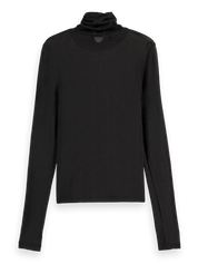 Roll Neck Long Sleeve Top