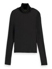 Roll Neck Long Sleeve Top