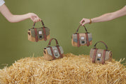 The Mini Straw Satchel