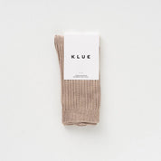 KLUE Pointelle Fine Rib Knit- Caramel