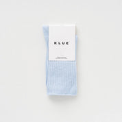 KLUE Pointelle Fine Rib Knit- Blue