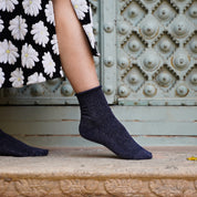 KLUE Glitter Lurex Socks - Blue