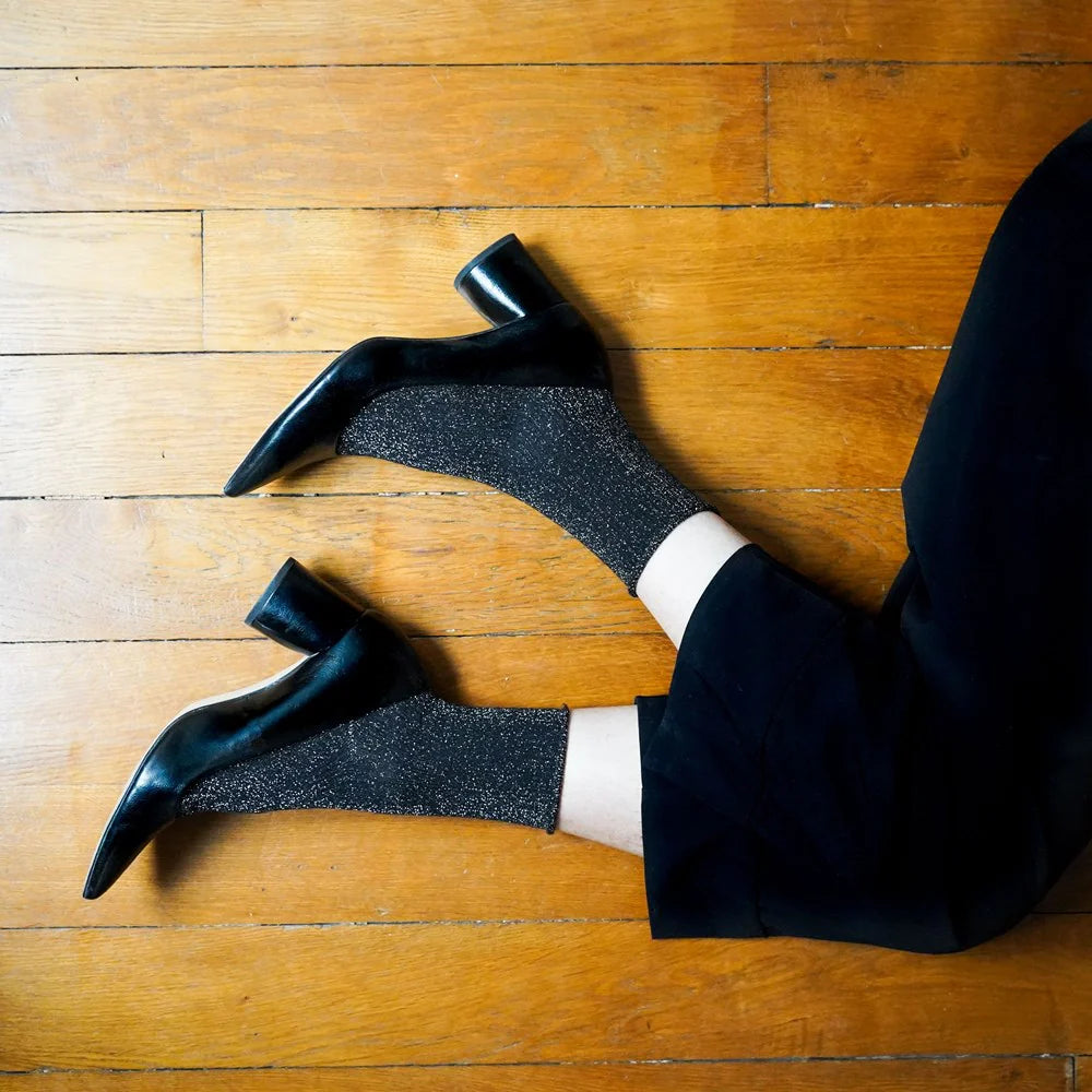 KLUE Glitter Lurex Socks