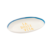 Small Oval Tray La Dolce Vita