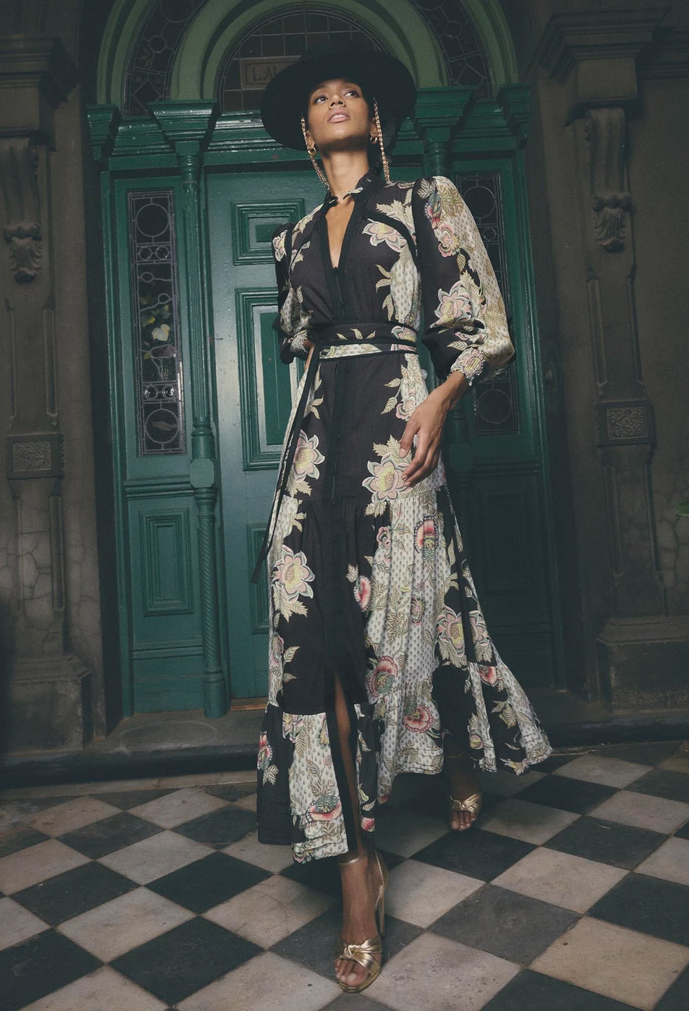 Espada Linen Maxi Dress