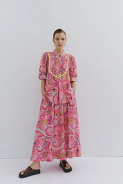 Charlotte Flower Midi Skirt