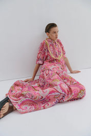 Charlotte Flower Midi Skirt